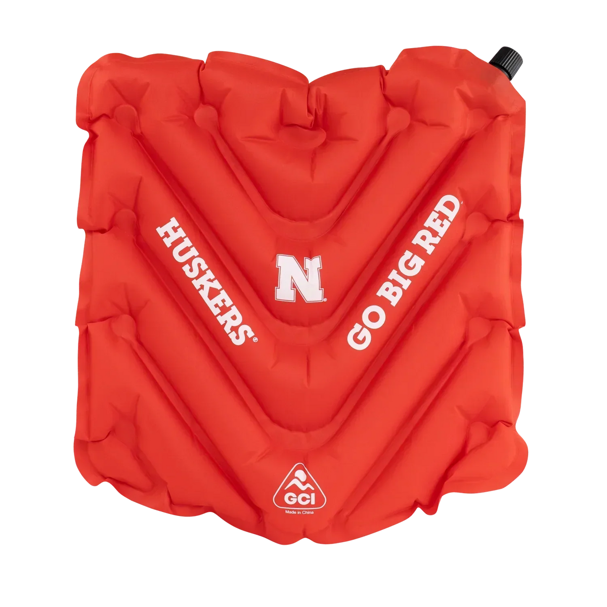 College V Seat™ Inflatable Stadium Cushion - Nebraska Cornhuskers - Cook Ready